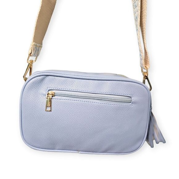 "The Sunday Bruncher" Blue Crush Margarita Camera Style Crossbody Bag - Picture 2 of 15
